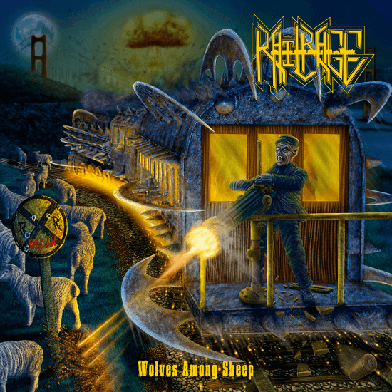 Rail Rage thrash metal album art