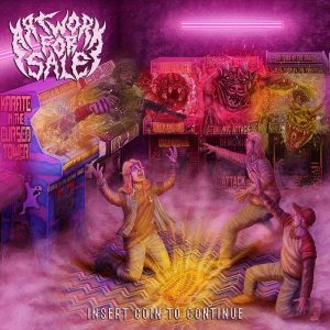 Insert coin premade thrash album art