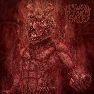 Death metal premade cover art Red Goat