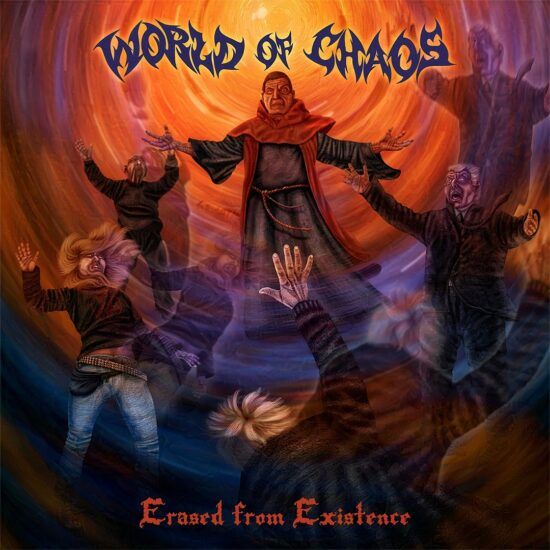 Album art for crossover thrash band World of Chaos