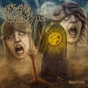 nightlife 70s horror style album-art